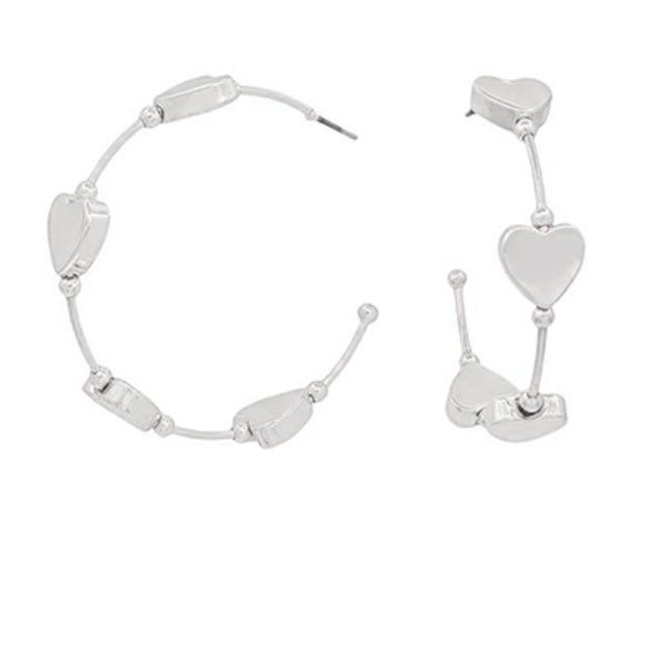 Heart Station Hoops - Picture 2 of 2